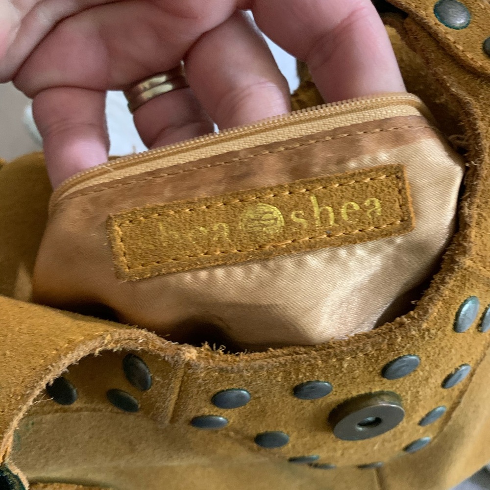 Shea Shea Vintage Brown genuine leather /suede bag - Picture 5 of 15